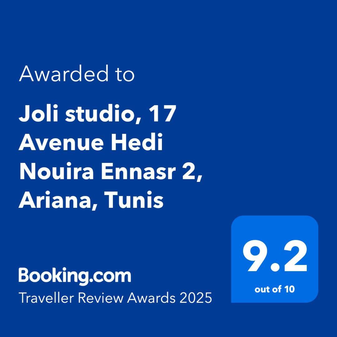 Joli Studio, 17 Avenue Hedi Nouira Ennasr 2, Ariana, Tunis ภายนอก รูปภาพ